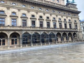 Oprava terasy a balkónů historické budovy Národního divadla