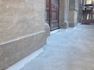 Oprava terasy a balkónů historické budovy Národního divadla